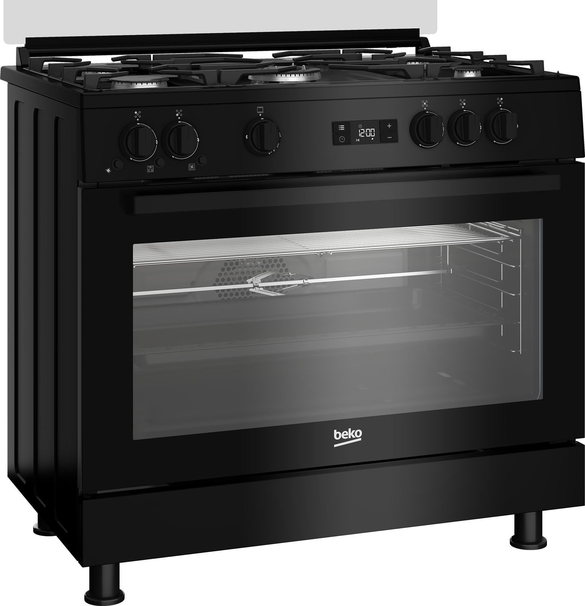 Beko Gas Cooker, 5 burners, , - GGR 15325 FX NB