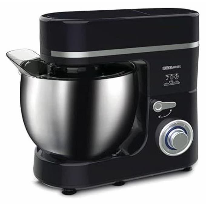 Black & White Professional Stand Mixer SM-822 (Black)