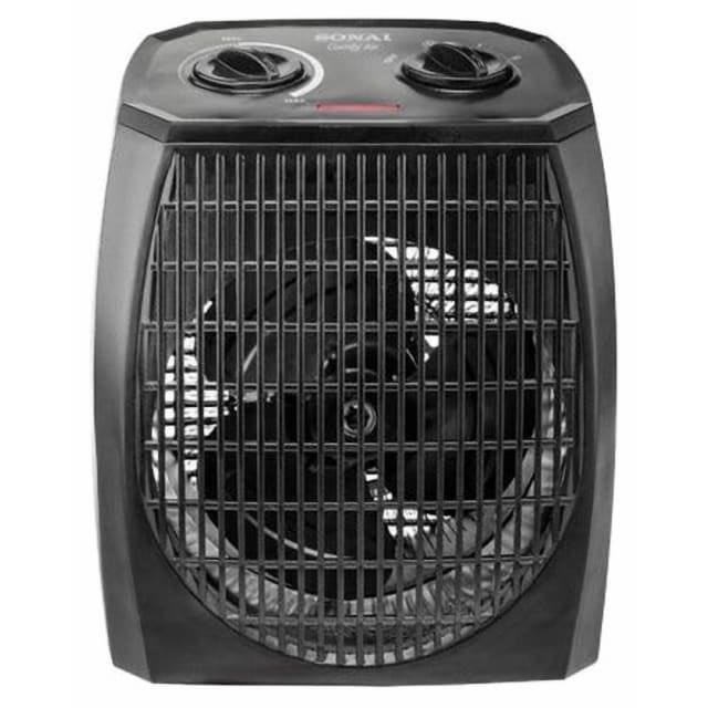 دفاية بمروحة سوناي Comfy Air بقوة 2000 وات اسود - MAR-909