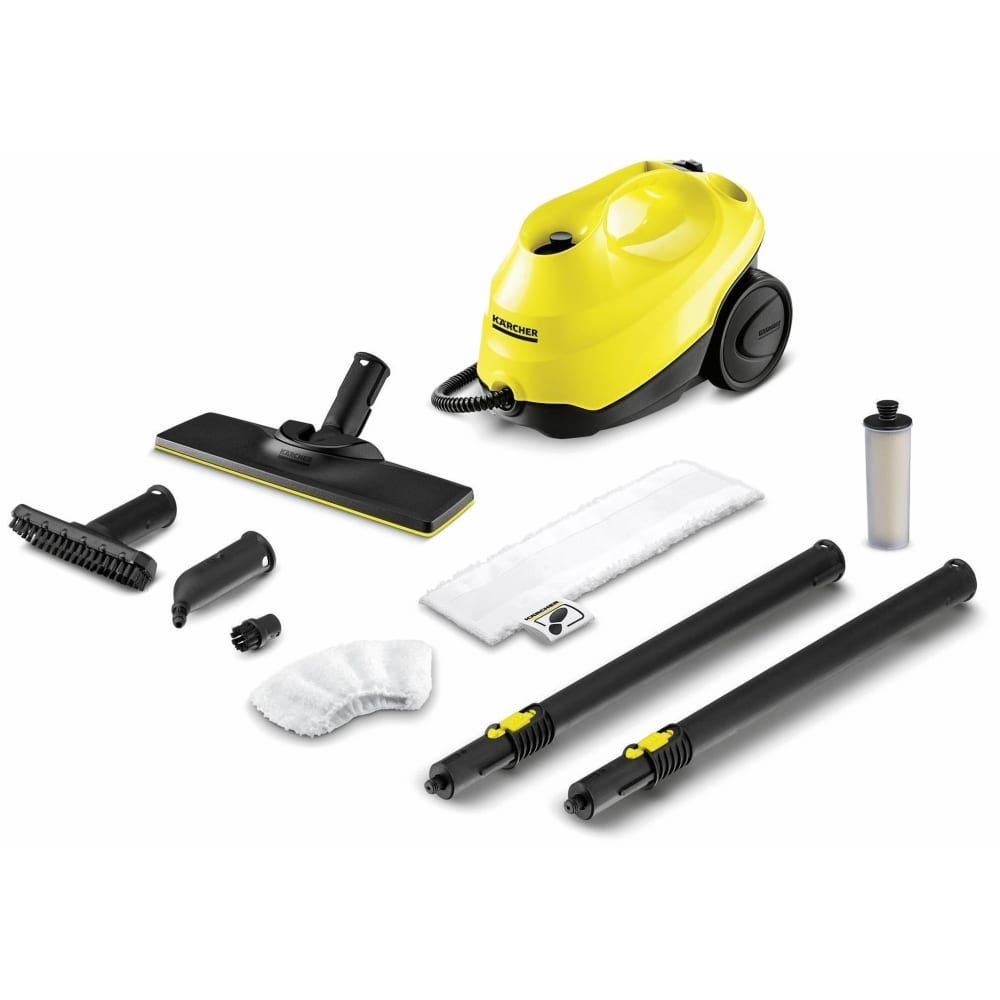 جهاز تنظيف بالبخار كاشر SC 3 EasyFix بقوة 1900 وات اصفر واسود - 15131200