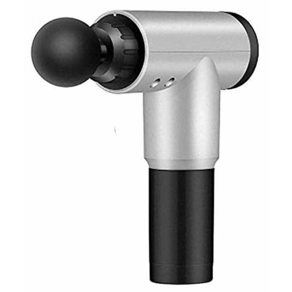 Portable Massage Gun , 6 Levels - Silver