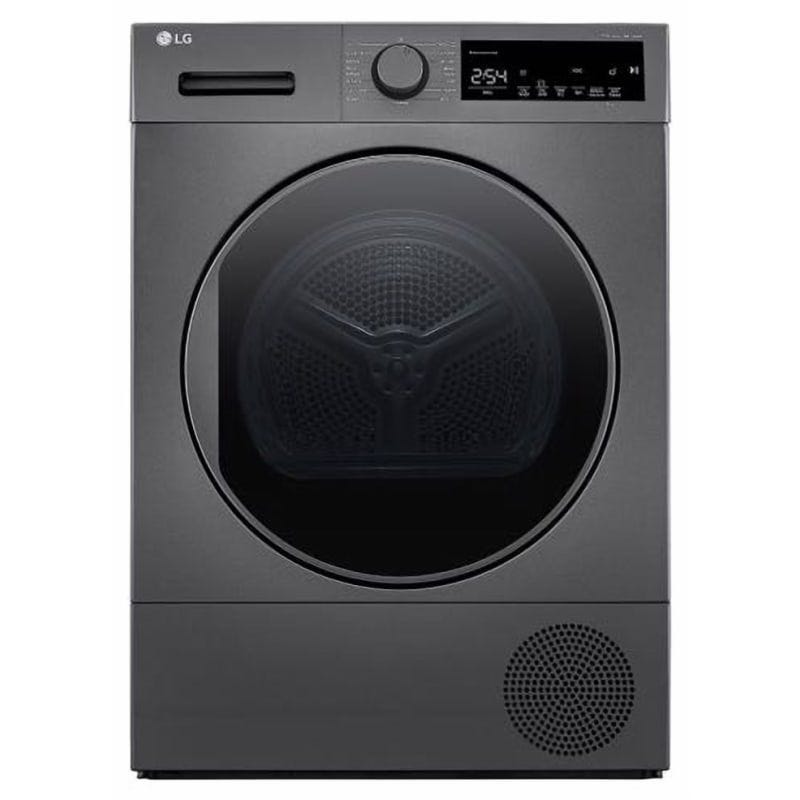 LG Heat Pump Digital Dryer 8 Kg Dark Silver - RH80T2SP7RM