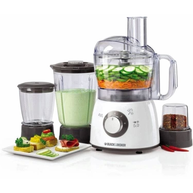 BLACK+DECKER Food Processor 400 Watt White - FX400BMG